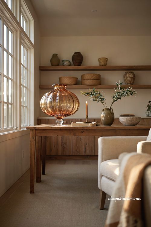 Glass pumpkin decor ideas with a hand blown statement centerpiece for elegant autumn home styling