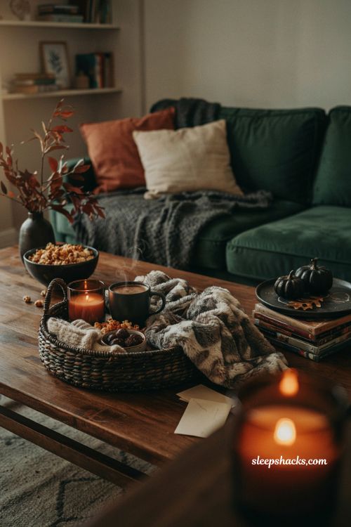 Horror movie night boo basket ideas for girlfriend with cozy spooky gifts