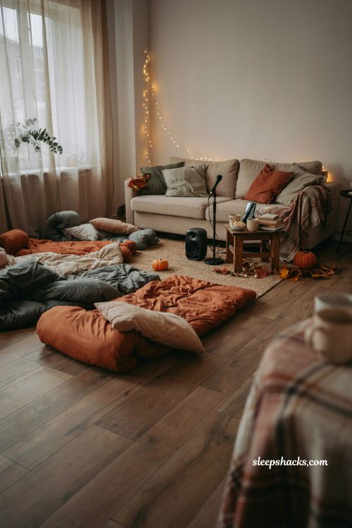 Karaoke and talent show night ideas for a cozy fall sleepover 
