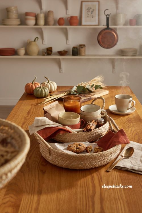 Pumpkin spice lovers boo basket ideas with cozy mugs coffee and fall gifts