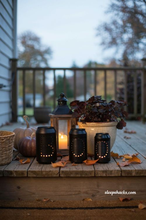 cheap diy boo can luminaries for a cozy halloween porch