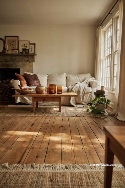 classic pumpkin spice fall living room decor with burnt orange cinnamon brown and cream
