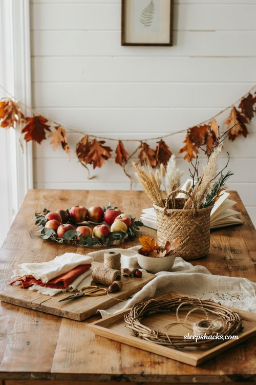 easy fall diy projects with rustic handmade autumn decor ideas