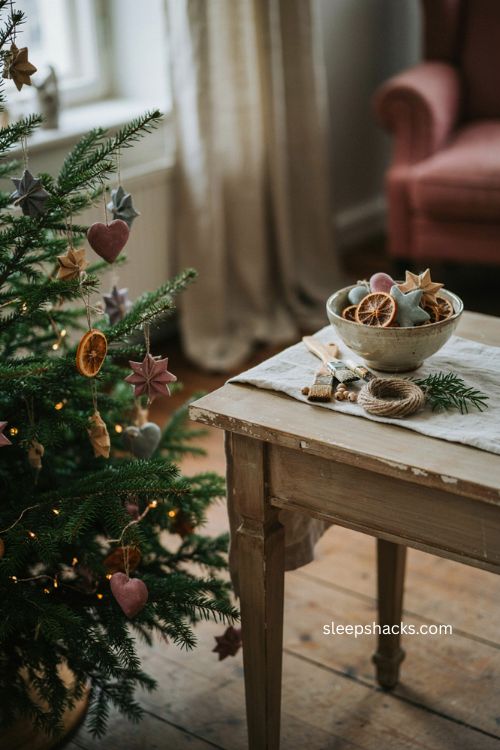  Beautiful christmas diy ornaments with salt dough dried oranges paper stars and rustic decor 