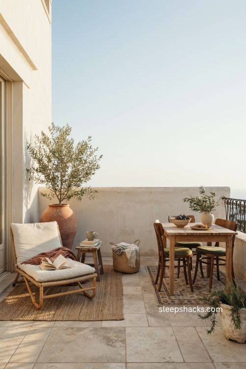 Big balcony ideas with reading nook dining area layered rugs and cozy outdoor zones 