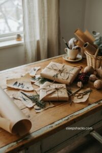 15 Brown Paper Christmas Wrapping Ideas That Actually Look Pretty