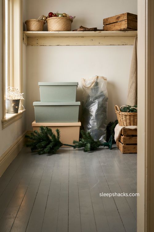 Budget friendly Christmas tree storage bags for small spaces