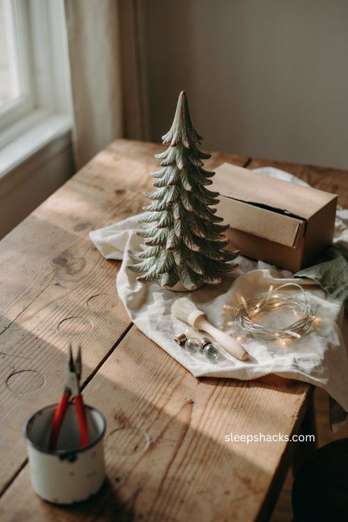 Caring for and storing vintage ceramic christmas trees safely between seasons 