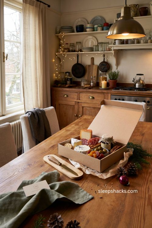 Christmas food and cheese box gift ideas for boyfriend 