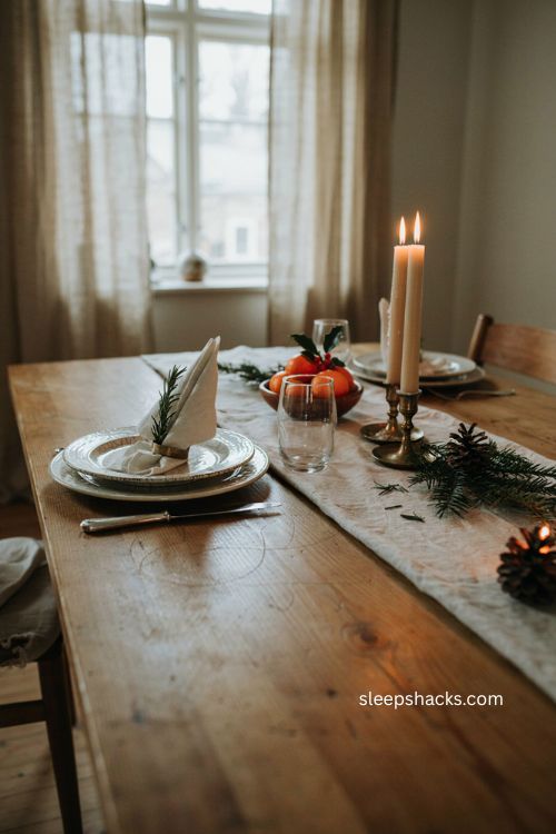 Christmas napkin folding ideas for an elegant holiday table
