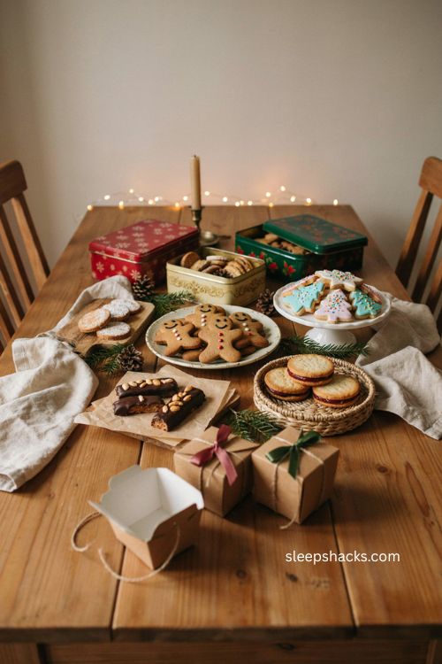 Christmas party ideas for a cozy holiday cookie exchange