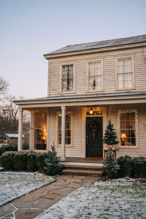 Christmas window lighting ideas with warm fairy lights inside frames and cozy holiday glow 
