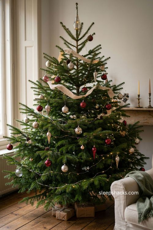 Classic mercury glass finial christmas tree topper ideas for elegant holiday decor 