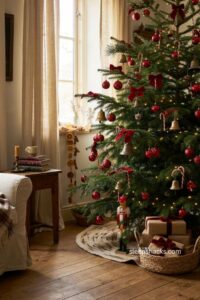 15 Velvet Bows on Christmas Tree Ideas for a Cozy Holiday Look