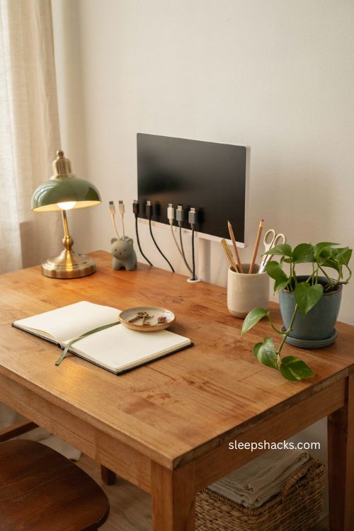 Cute cord organizer ideas for a tidy and charming desk 