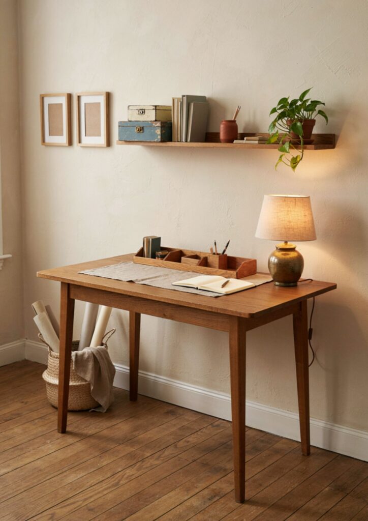 DIY office decor ideas with polished handmade workspace details 