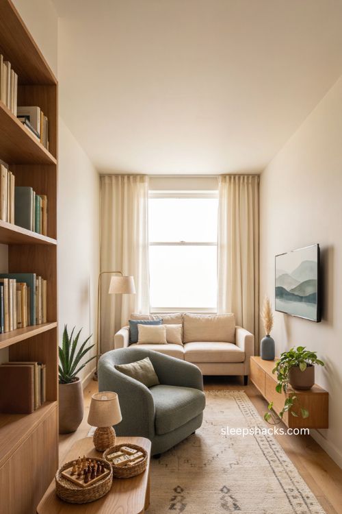 Dental office decor with thoughtful waiting room amenities bookshelves games and calming television 