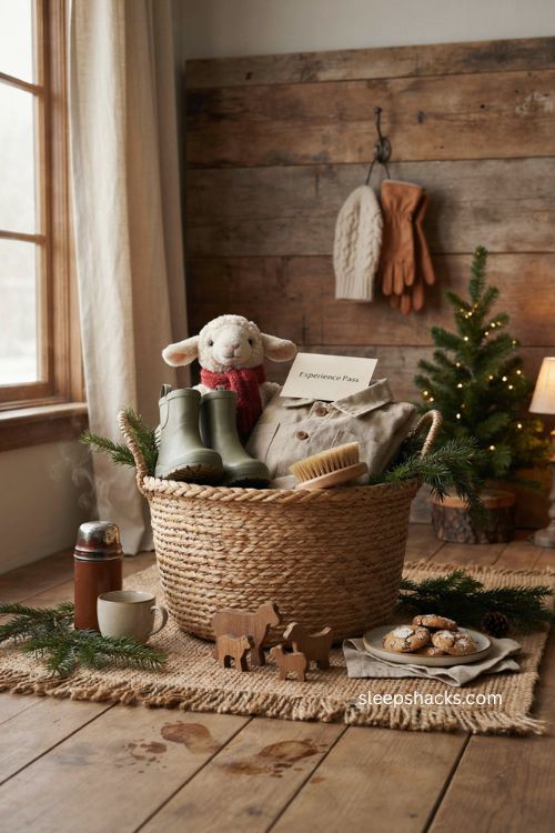 Farm meet-and-greet experience Christmas gift for kids 