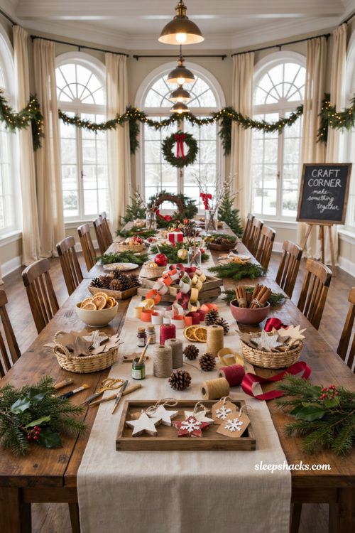 Festive crafts for families Christmas festival ideas with handmade ornaments