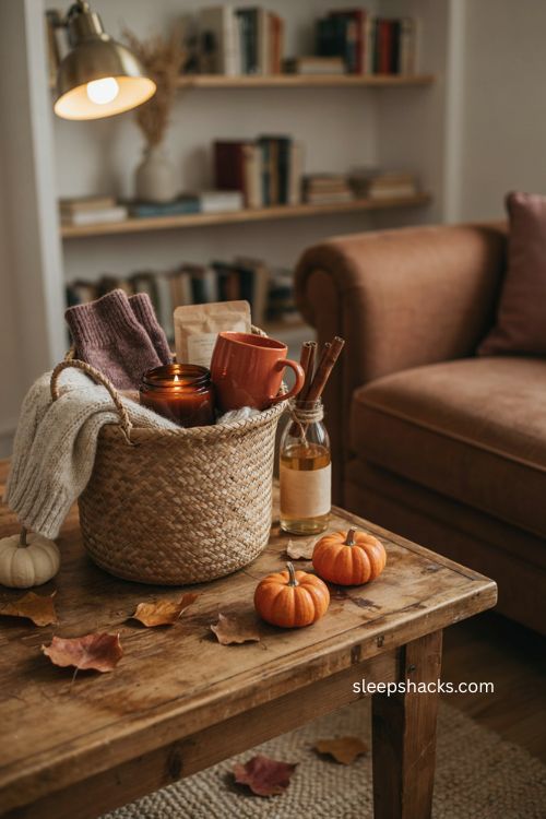 Halloween boo basket container ideas with wicker basket pumpkin pail and gift mug 