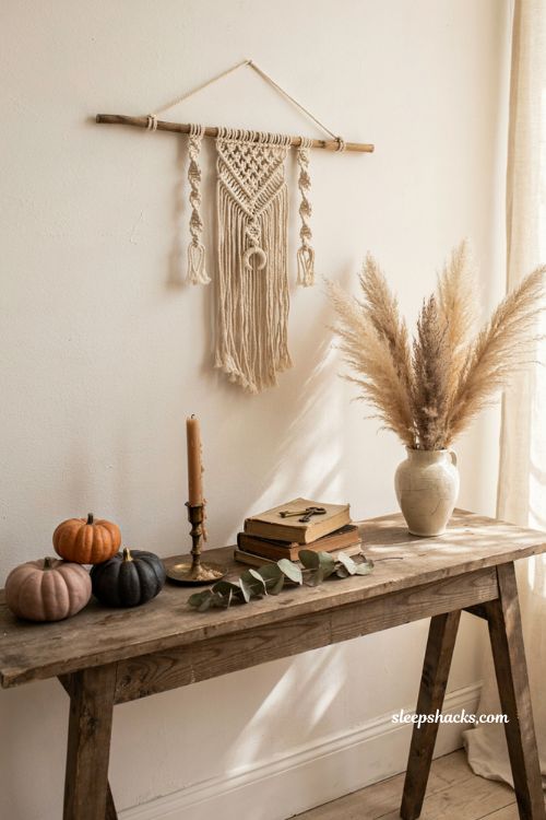 Hocus Pocus Halloween Decor macrame wall hanging ideas
