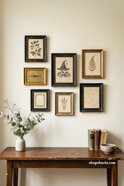 Hocus Pocus Halloween Decor vintage wall art gallery ideas
