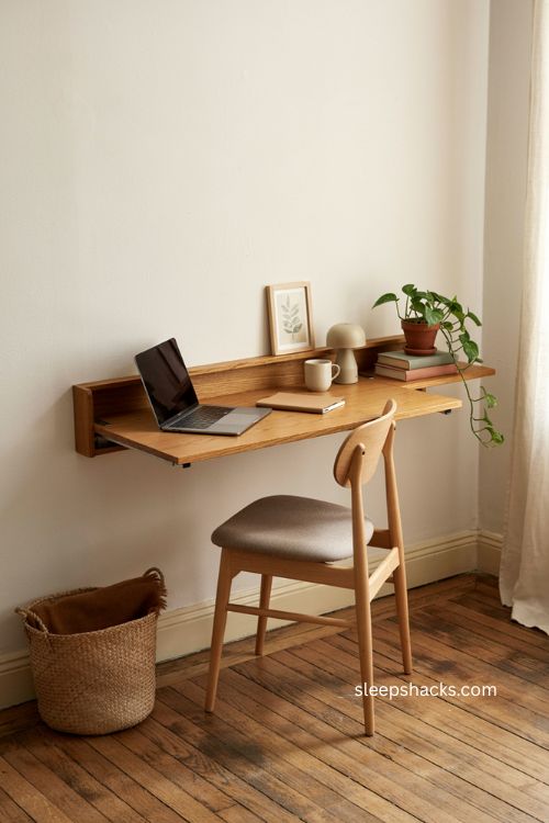 Murphy desk that folds away completely for a small home office