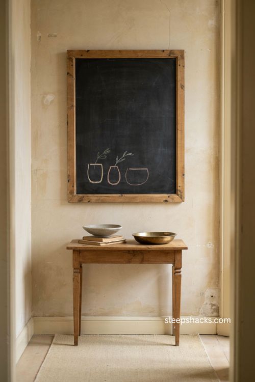 Quiet harvest abstract chalkboard ideas for a cozy fall hallway 