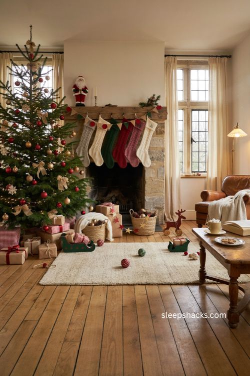 Santa Says Christmas party game ideas kids holiday living room