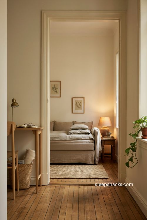 Sofa bed guest room ideas for a cozy multipurpose home office and flexible sleeping space 
