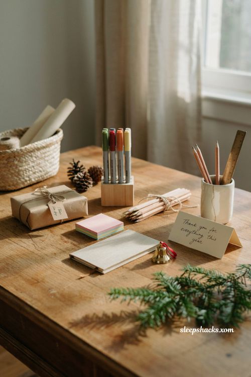 Teacher Christmas gift classroom supplies dry erase markers sticky notes pencils