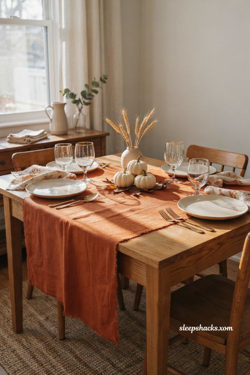 Thanksgiving table color story ideas using decor you already own
