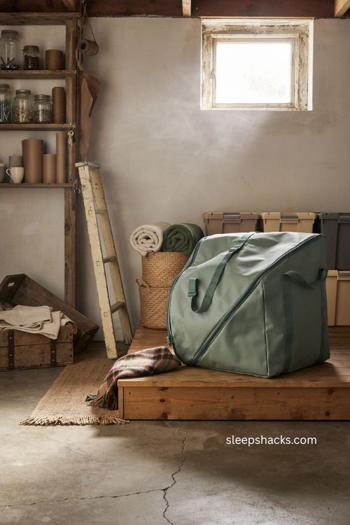 Water resistant Christmas tree storage bag for basement attic and garage 
