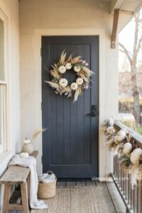 15 Stunning Fall Thanksgiving Wreaths for a Cozy Front Porch