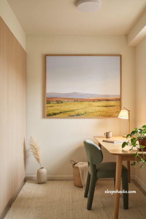 bright landscape artwork ideas for a windowless office 