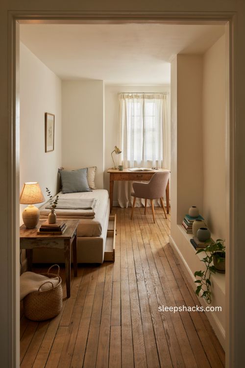 daybed guest room office with cozy reading nook and flexible sleeping space 
