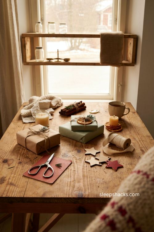 diy christmas gift ideas on a budget with handmade presents and rustic holiday supplies