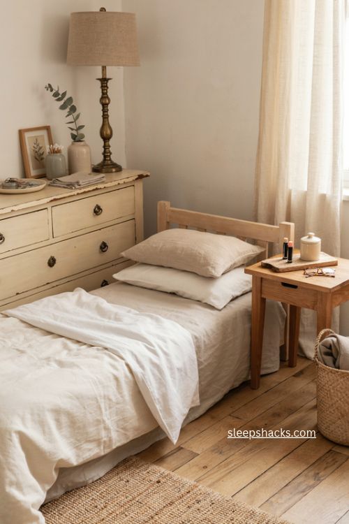 small bedroom organization ideas with decorative storage containers