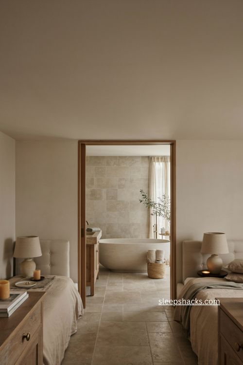 spa like ensuite connection ideas for a luxurious main bedroom