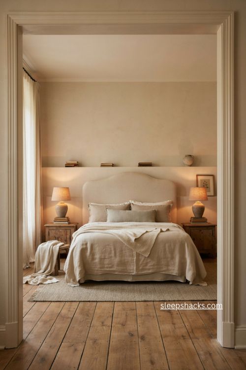 statement headboard ideas for a cozy elegant main bedroom