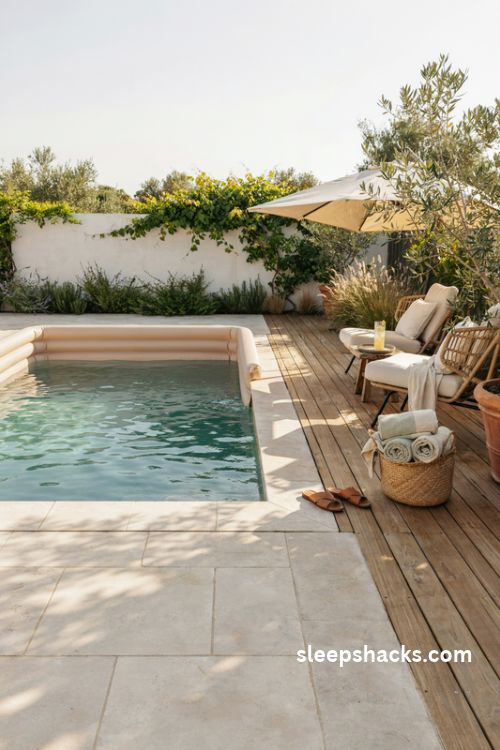 Adult inflatable pool ideas for a relaxing backyard summer retreat