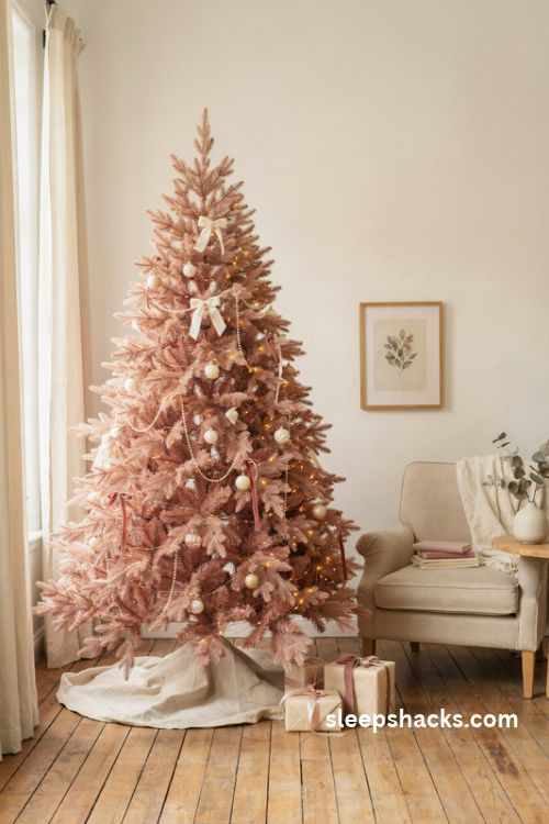 17 Coquette Christmas Tree Ideas That Look Dreamy and Perfect - Sleep ...