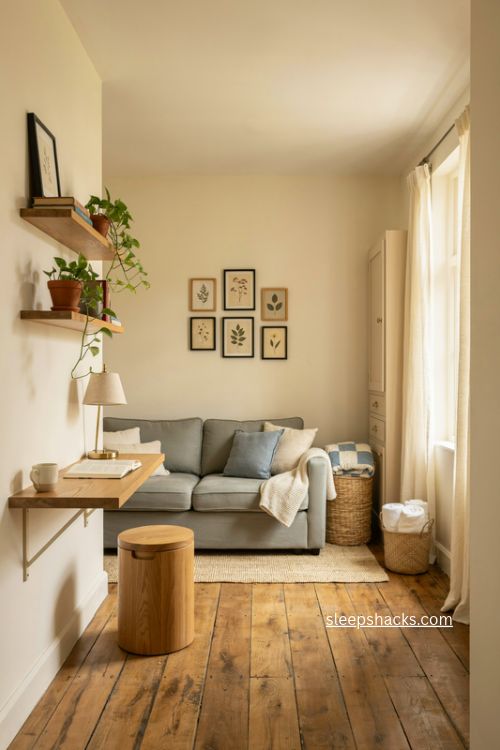 Guest room storage ideas with empty drawers closet space and luggage rack