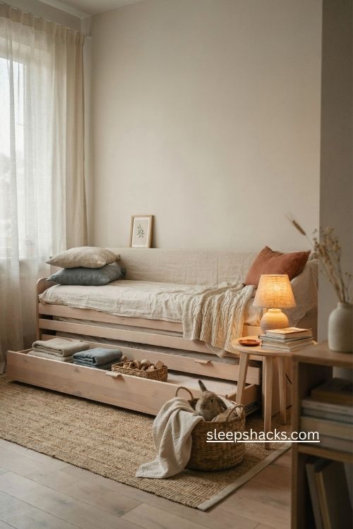 Ikea hemnes daybed flexible kids guest room reading nook 