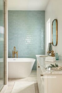 13 Stunning Green Bathroom Ideas That Feel Calm, Fresh, and Luxe