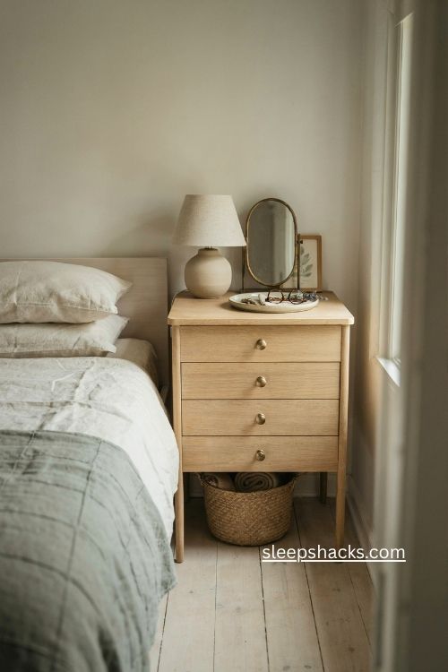 Single bedroom ideas with multifunctional desk nightstand vanity and storage