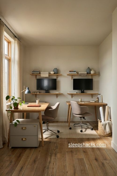 comfortable business office seating with ergonomic swivel chairs compact desks and smart storage 