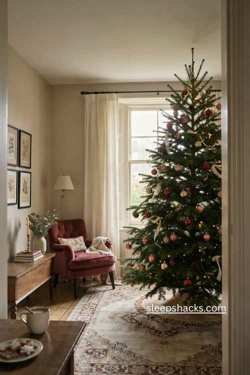 king of christmas royal fir full christmas tree with warm twinkle lights 